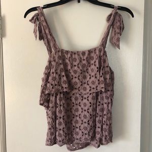 Dainty tank w cutouts